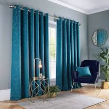 Premium Blue Silk Curtains Kenya | Samara Homes Kenya - Nairobi, Mombasa, Kisumu, Meru